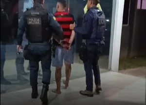 Prisão do acusado de agredir padrasto em Lagoa de São Francisco