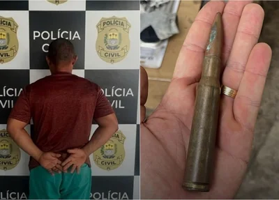 Prisão do acusado de vender armas ilegalmente