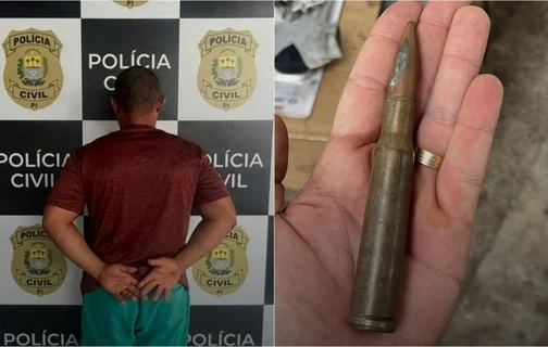 Prisão do acusado de vender armas ilegalmente