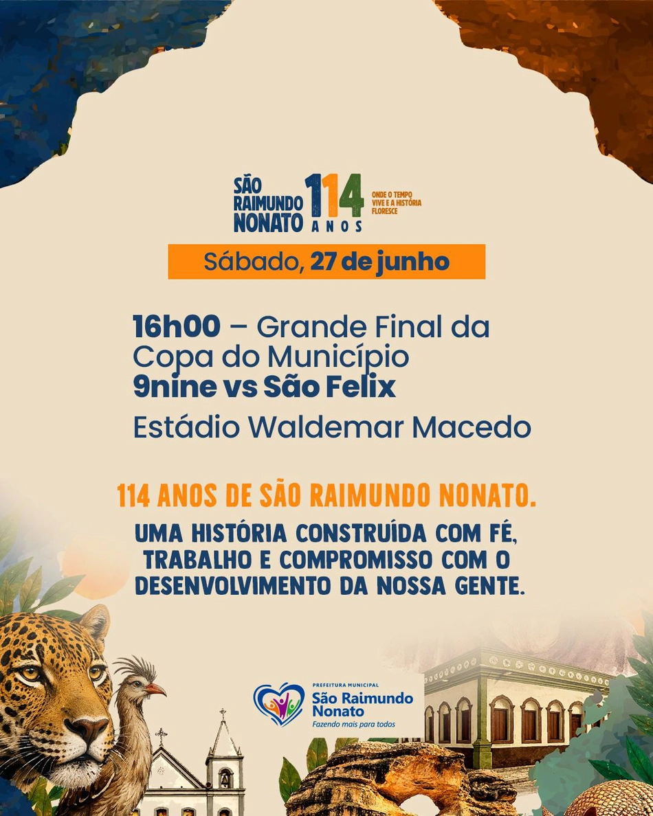 Programação do dia 27 de junho