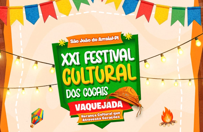 Programação XXI Festival Cultural dos Cocais