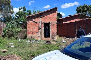Residência onde o bebê Bruno Henrique morreu