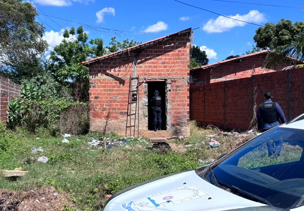 Residência onde o bebê Bruno Henrique morreu