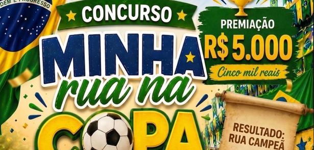 Rua José de Carvalho Ramos é a grande campeã do concurso “Minha Rua na Copa” em Esperantina