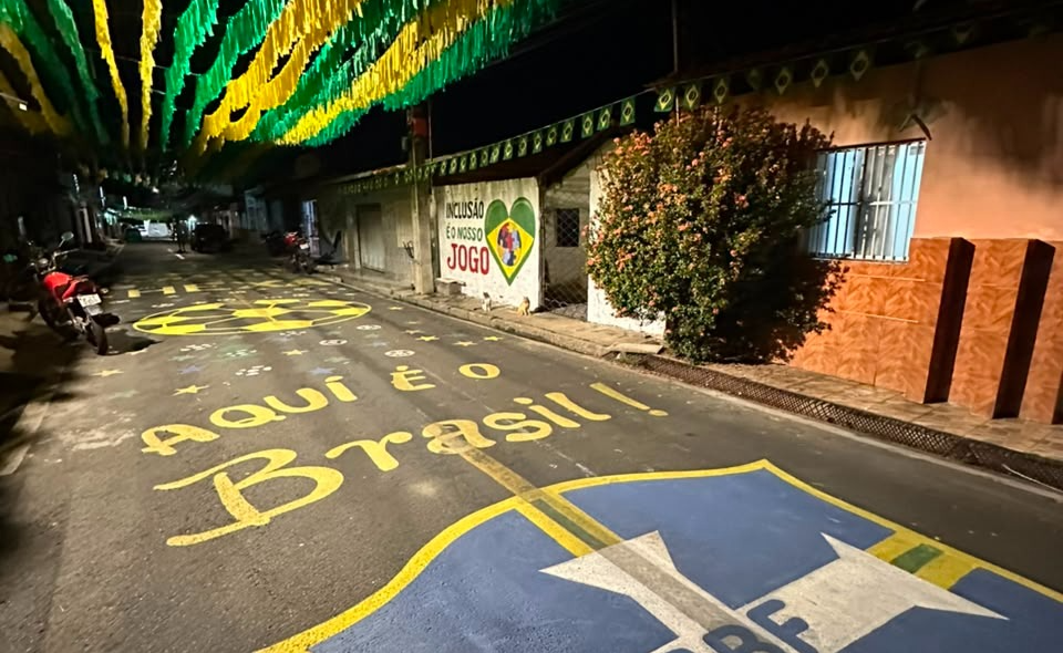 Rua Santo André, no bairro Novo Horizonte