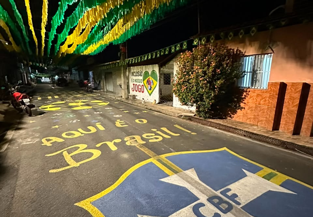 Rua Santo André, no bairro Novo Horizonte