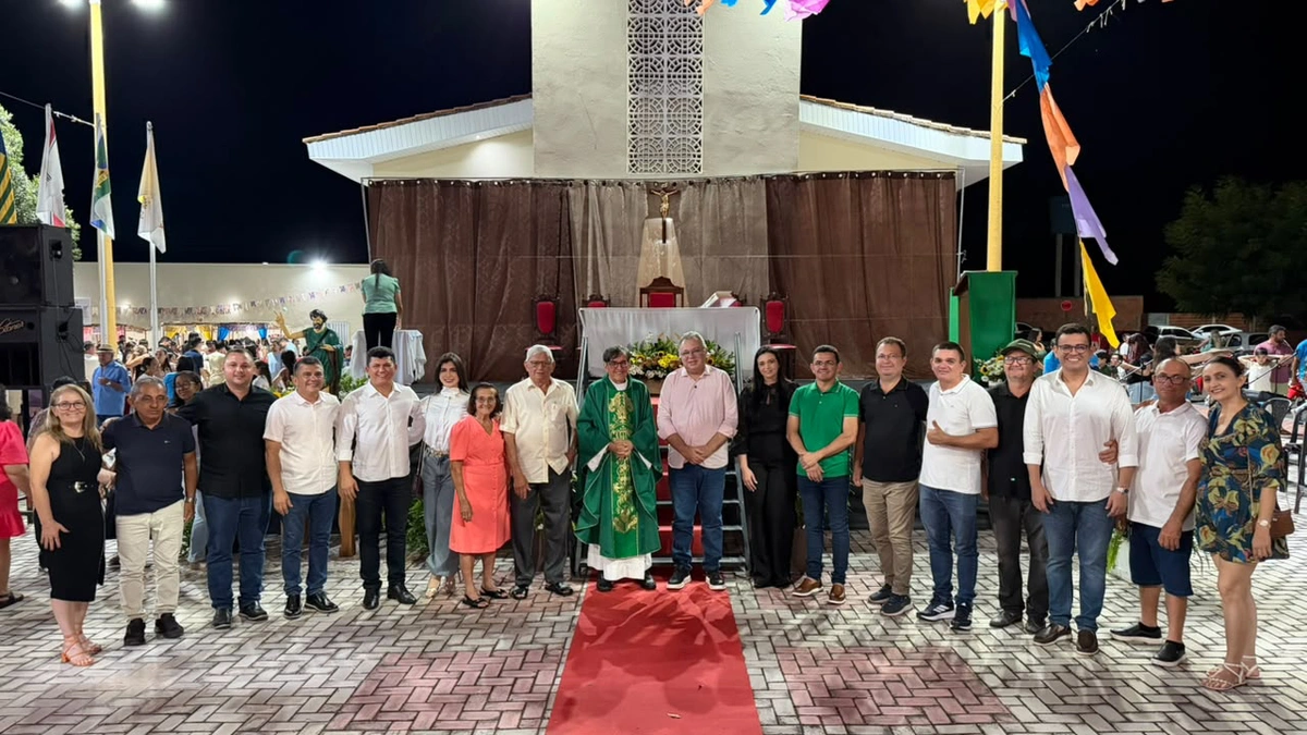 Rubens Vieira no novenário dos festejos de São João Batista