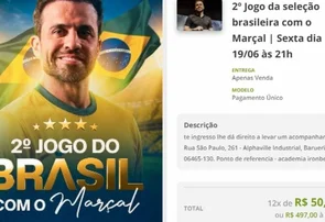 Pablo Marçal cobra R$ 497 para assistir a jogo do Brasil com seguidores em Alphaville