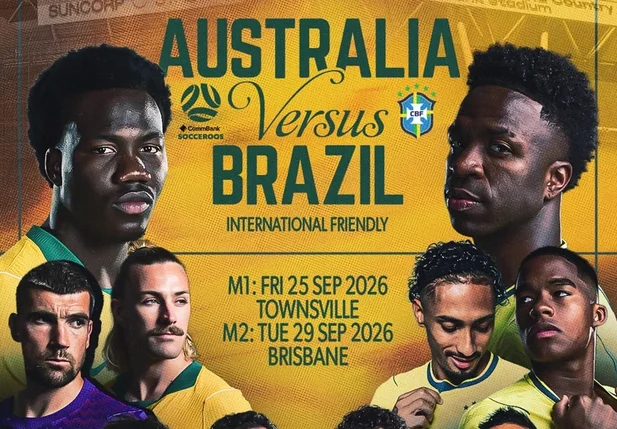 Seleção Brasileira fará dois amistosos contra Austrália após a Copa do Mundo