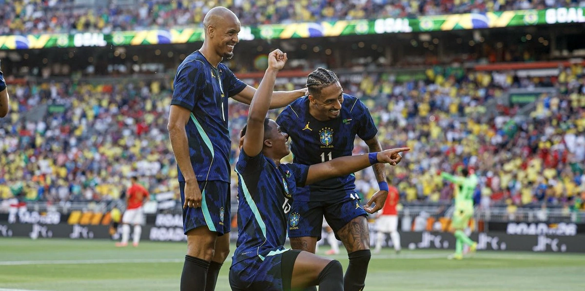Seleção Brasileira vence Egito por 2 a 1 em último amistoso