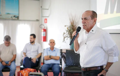 Senador Marcelo Castro durante encontro