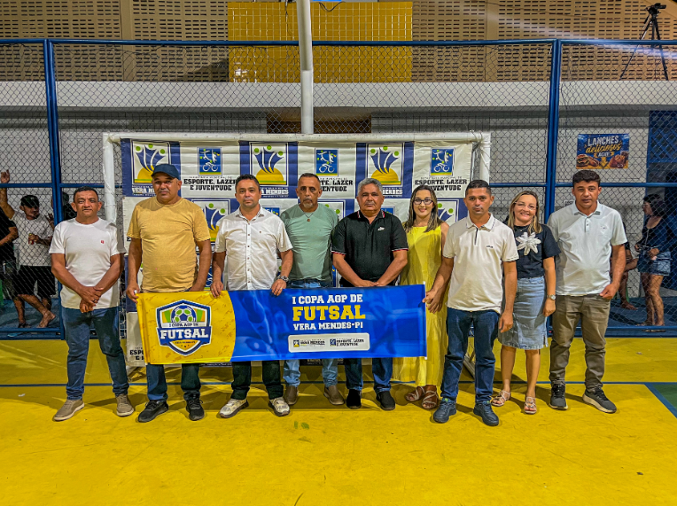 Solenidade de abertura da I Copa AGP de Futsal