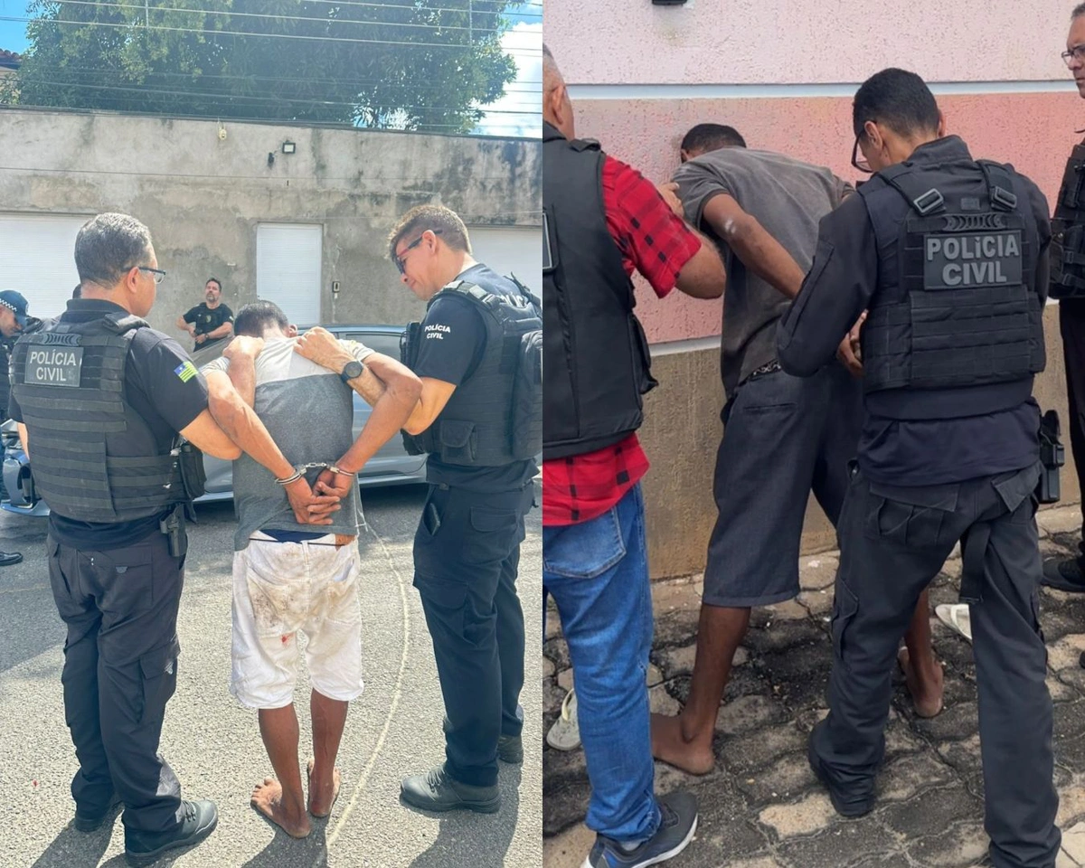 Suspeitos presos nesta terça-feira (02) em Teresina