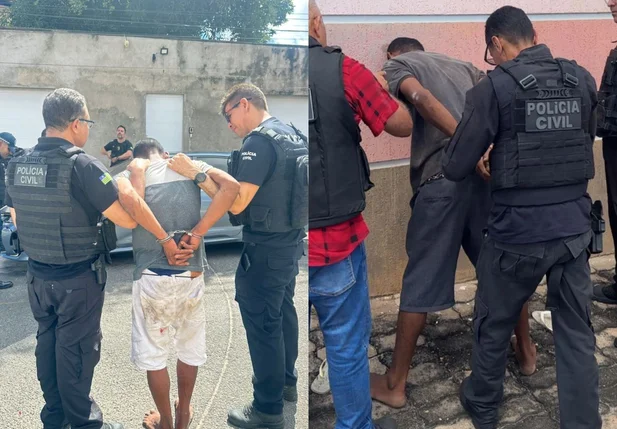 Suspeitos presos nesta terça-feira (02) em Teresina