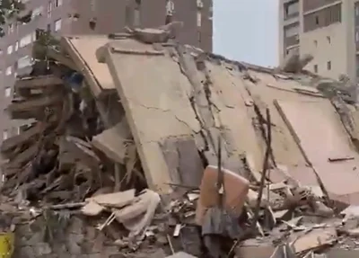 Terremoto destrói prédios em Caracas