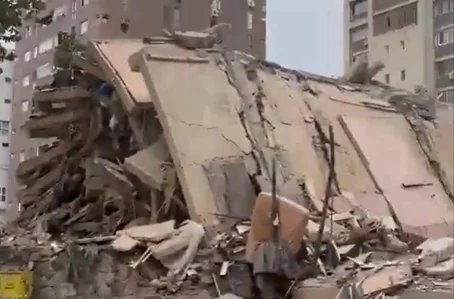 Terremoto destrói prédios em Caracas