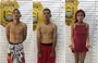 Três pessoas foram presas acusadas de tráfico de drogas