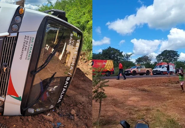 Van tomba na zona rural de José de Freitas