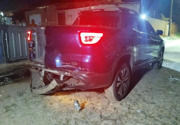 Veículo da vítima foi recuperado pela PM