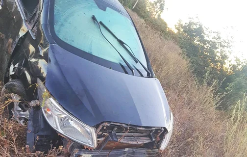 Veículo onde os dois ocupantes estavam na BR 020