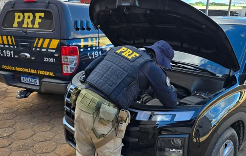 Veículo recuperado pela PRF em Açailândia