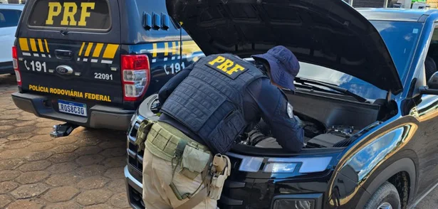 Veículo recuperado pela PRF em Açailândia