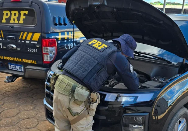 Veículo recuperado pela PRF em Açailândia