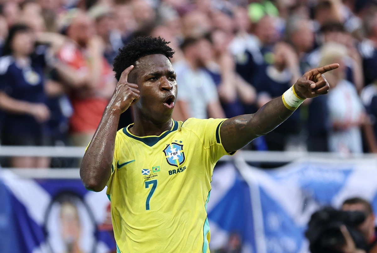 Vini Jr. decide contra a Escócia e Brasil e garante primeira colocação do grupo C