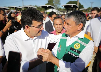 Wellington Dias e Rafael Fonteles entregam veículos avaliados em R$ 13,1 milhões