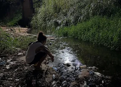 Whindersson Nunes no riacho Grotão