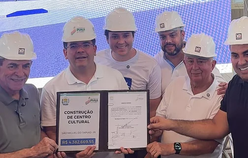 Ziza Carvalho acompanha Rafael Fonteles em São Miguel do Tapuio