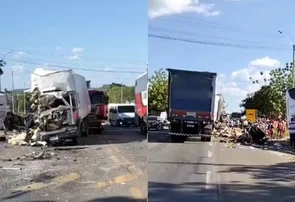 Mal súbito de motorista pode ter provocado acidente na BR 343 em Água Branca, diz PRF