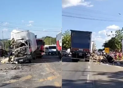 Acidente na BR 343 em Água Branca