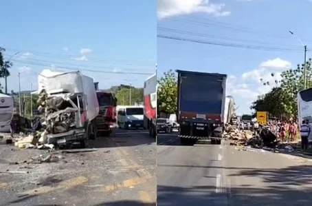 Acidente na BR 343 em Água Branca
