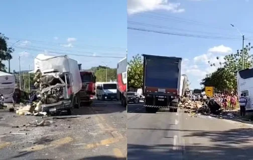 Acidente na BR 343 em Água Branca