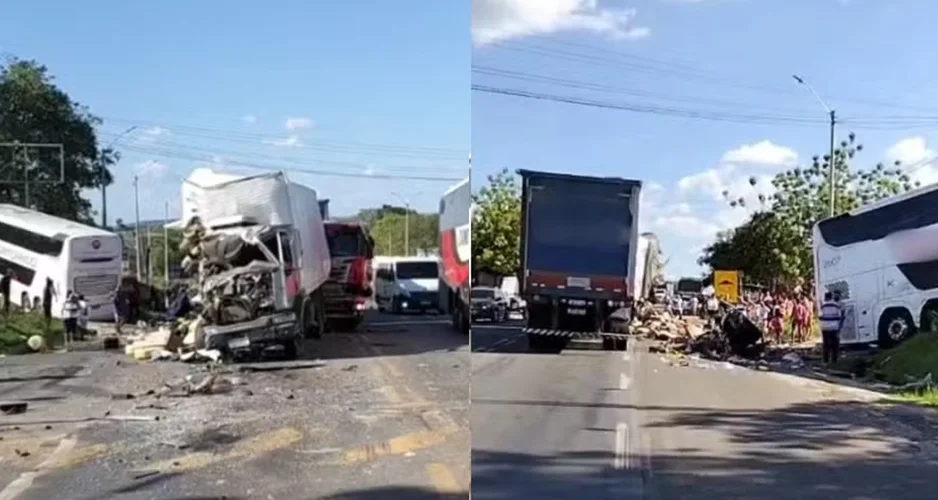 Acidente na BR 343 em Água Branca