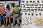 Adolescentes apreendidos com drogas em Altos