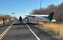 Aeronave faz pouso forçado em rodovia estadual