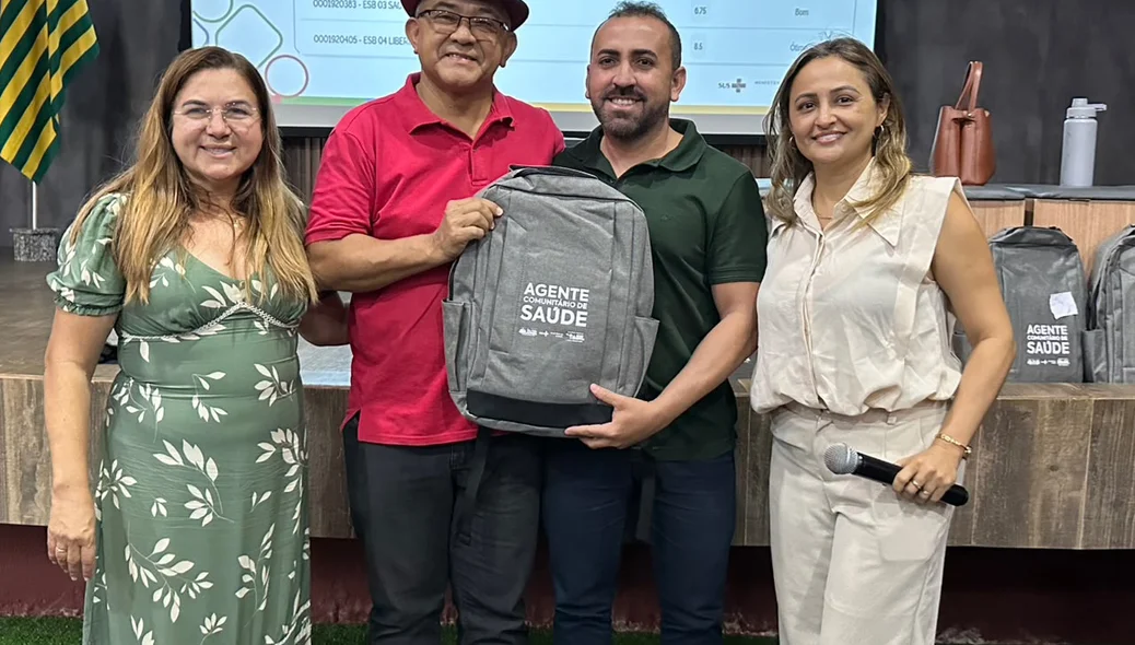Agentes de saúde recebem kits
