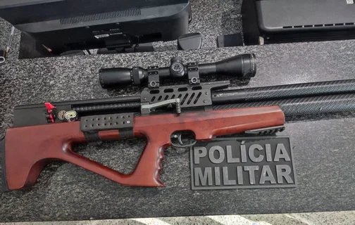 Arma foi apreendida pela Polícia Militar do Piauí