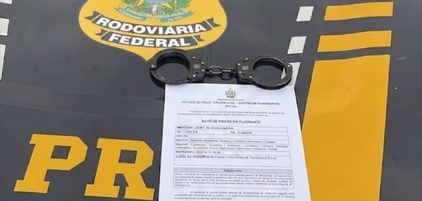 Auto de prisão em flagrante do homem que agrediu e ameaçou a mulher em Picos