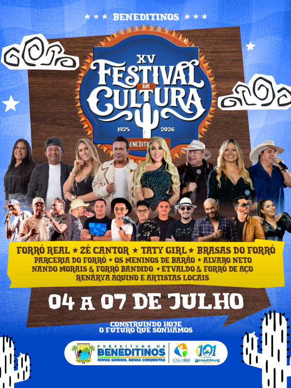 Beneditinos realiza XV Festival da Cultura com grandes atrações
