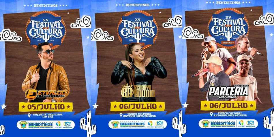 Beneditinos realiza XV Festival da Cultura com grandes atrações