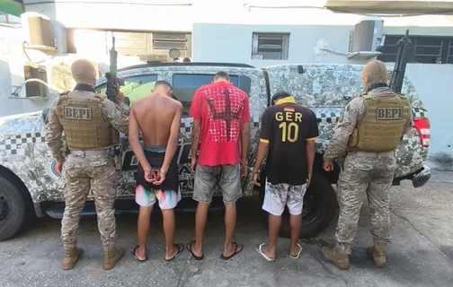 BEPI captura três pessoas durante ação na zona Leste de Teresina