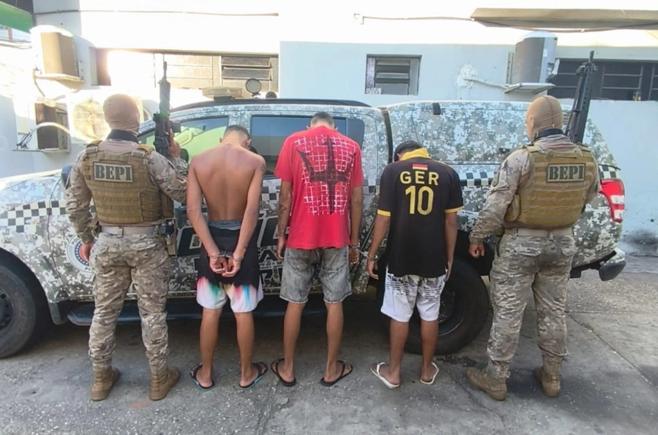 BEPI captura três pessoas durante ação na zona Leste de Teresina
