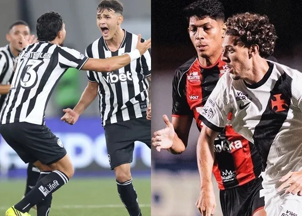 Botafogo vence Santos e Vasco perde para o Vitória em retorno do Brasileirão