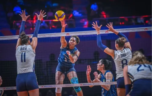Brasil vence Itália no tie-break e avança à final da Liga das Nações Feminina