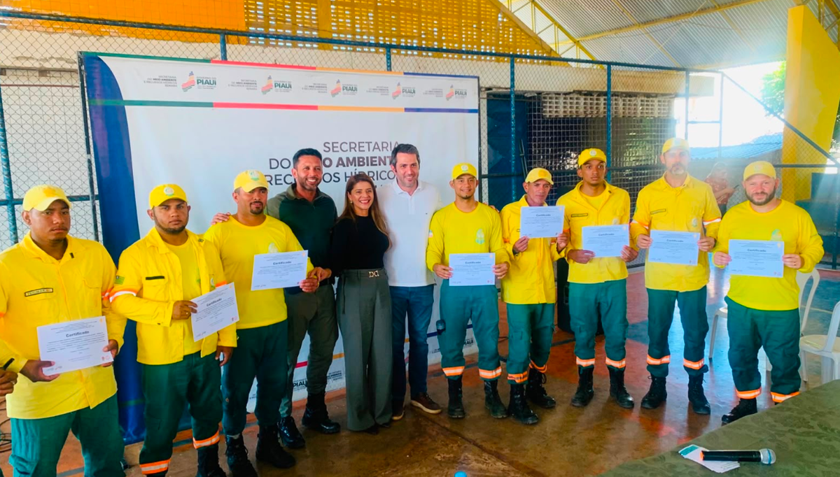 Brigadistas Florestais de Uruçuí recebem certificação em Bertolínia