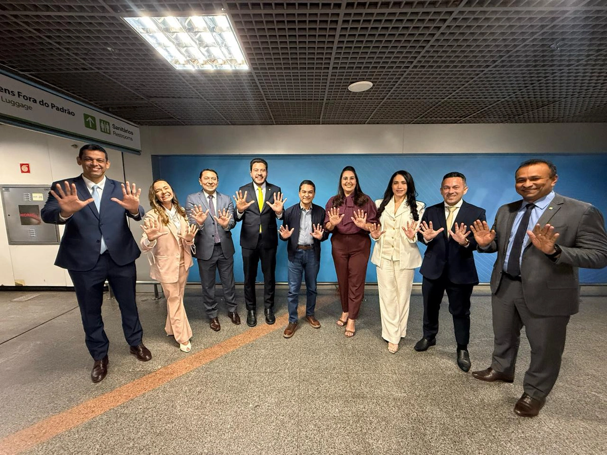 Capitão Fábio Abreu participa de reunião com lideranças nacionais do Republicanos em Brasília