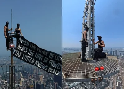 Casal é preso após escalar topo do Empire State Building